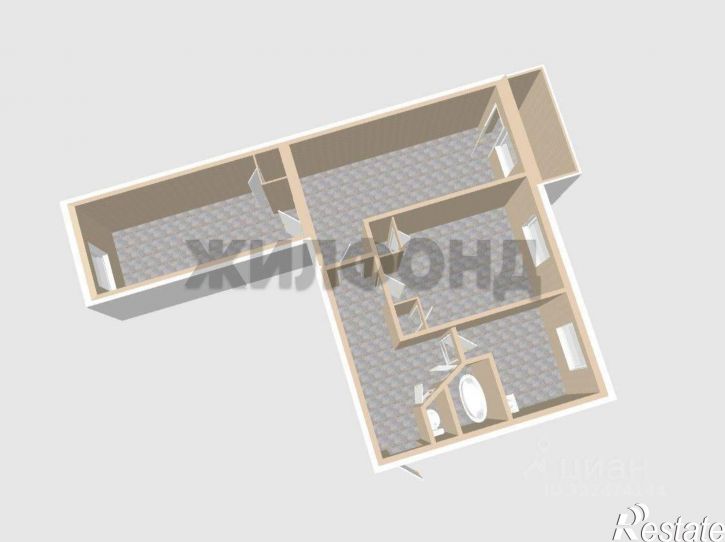 3-комн квартира улица Белгородского Полка, 33,  д. 33