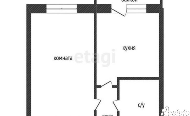 1-комн квартира ул Губкина, 44б,  д. 44б