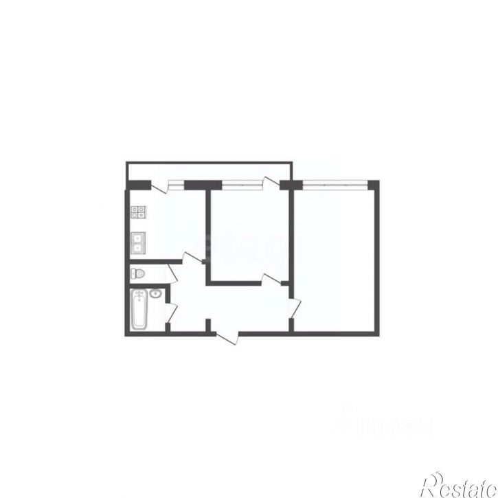 2-комн квартира улица Есенина, 40,  д. 40