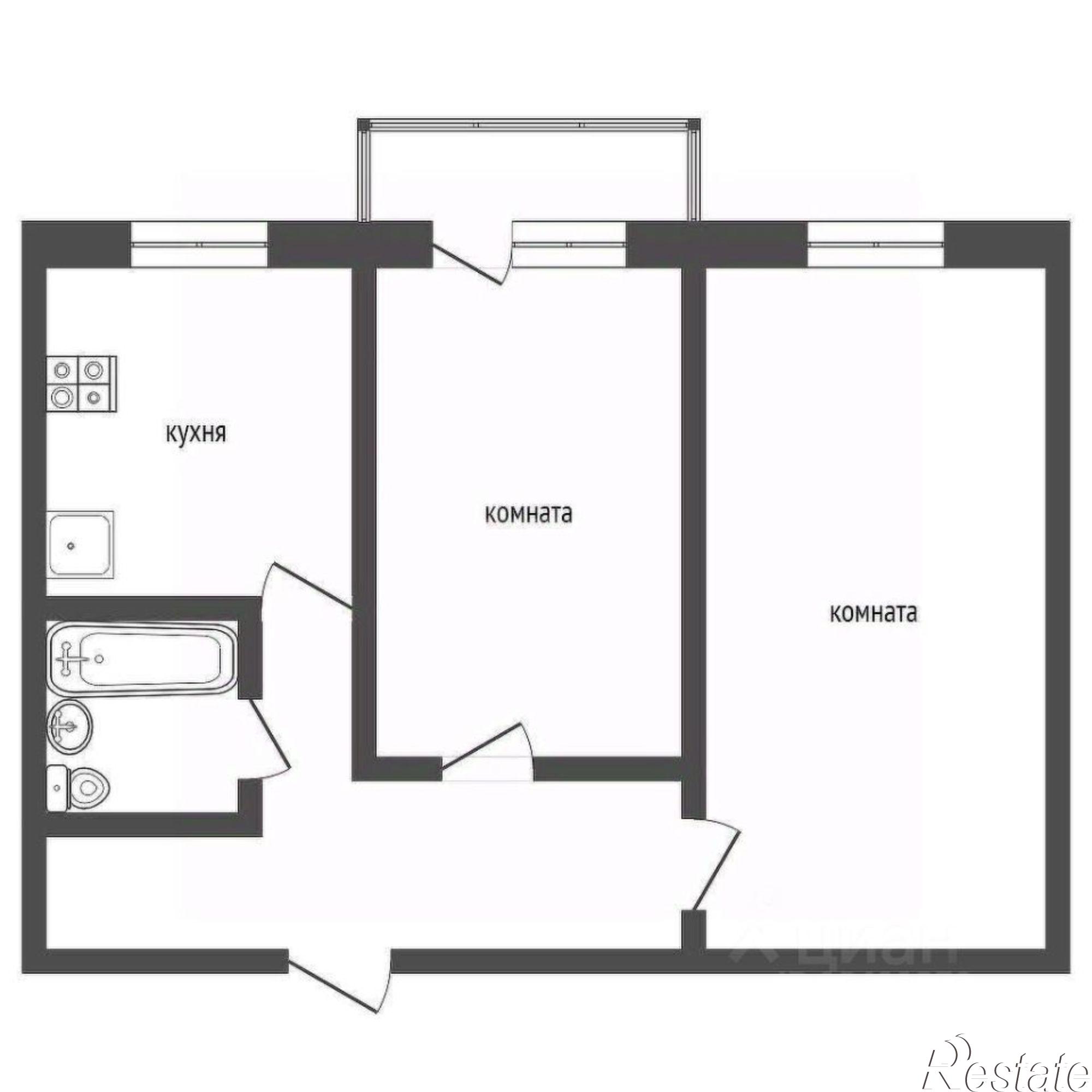 Купить квартиру за 3 600 000 рублей на Михайловское шоссе, 34