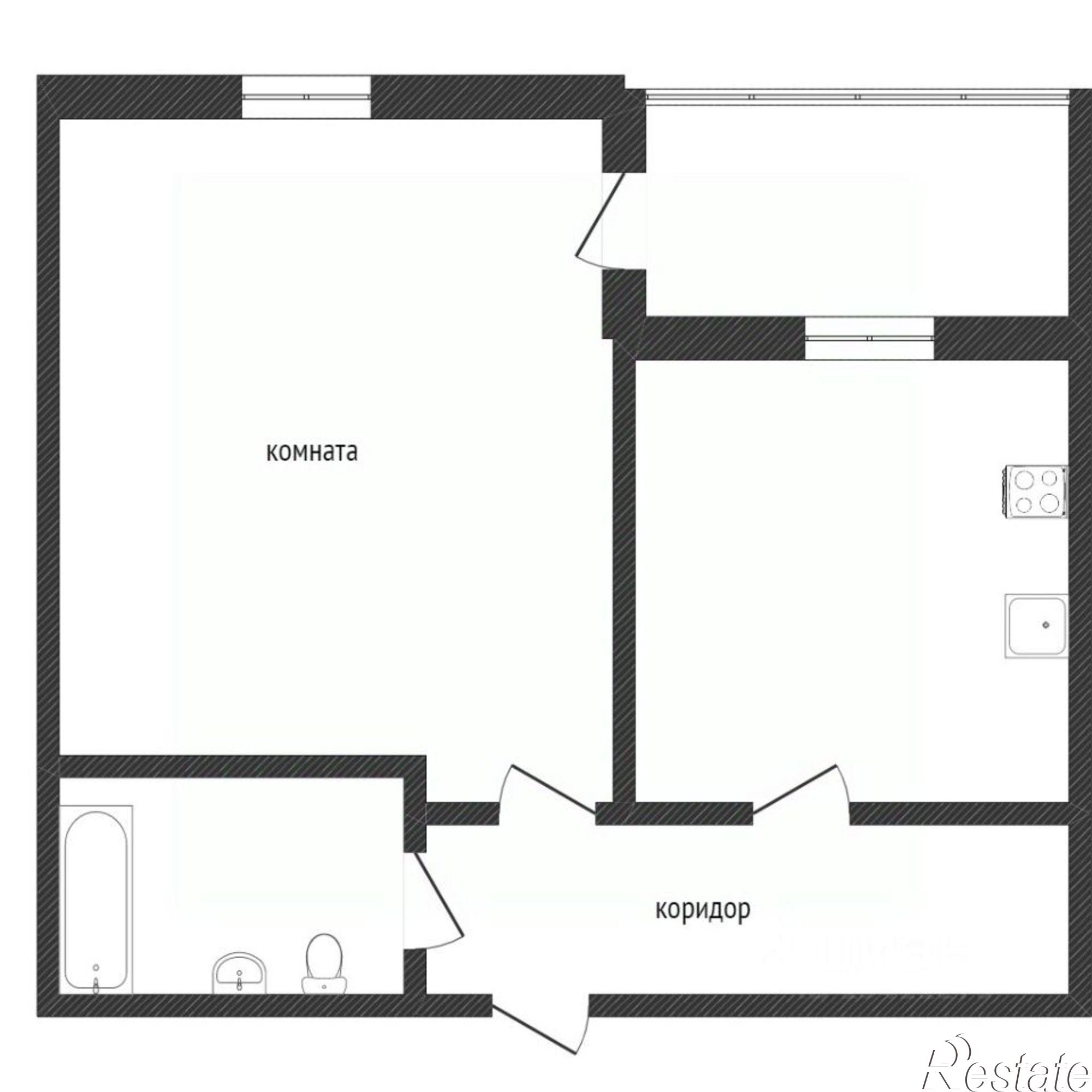 Купить квартиру за 3 300 000 рублей на Спортивная улица, 14