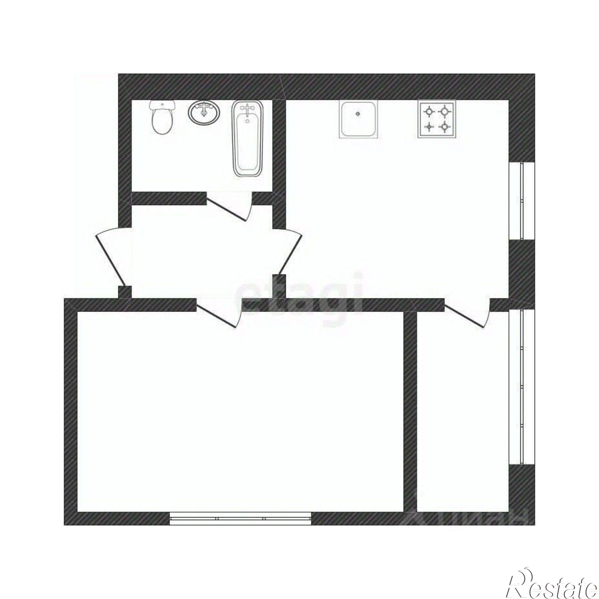 Купить квартиру за 5 400 000 рублей на Кирпичная улица, 63