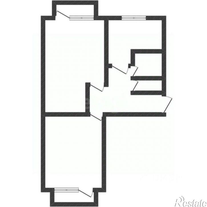 2-комн квартира улица Железнякова, 15Б,  д. 15Б