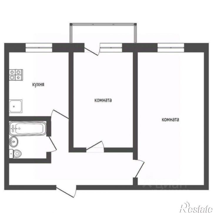 2-комн квартира Михайловское шоссе, 34,  д. 34