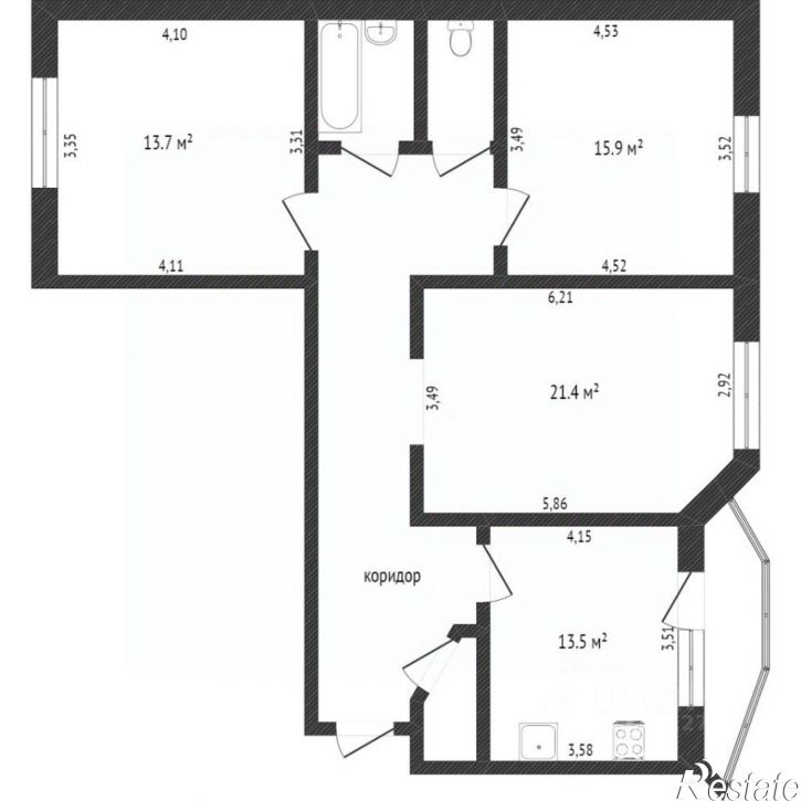 3-комн квартира улица Машковцева, 28,  д. 28