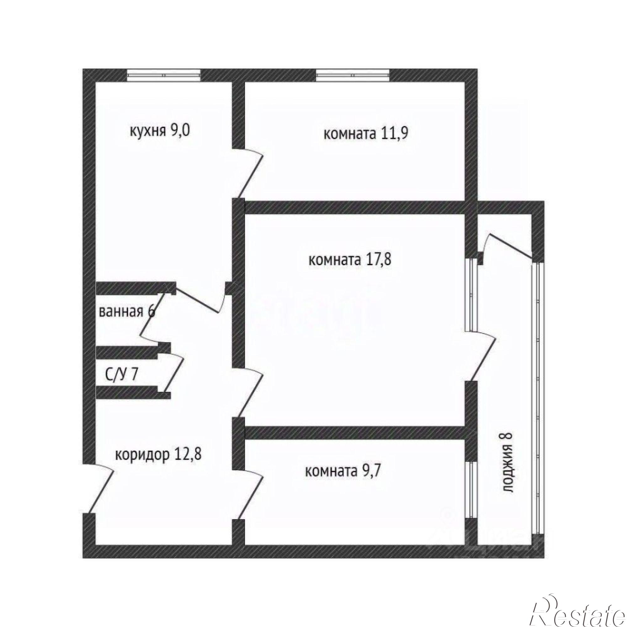Купить квартиру за 6 350 000 рублей на проспект Ватутина, 11