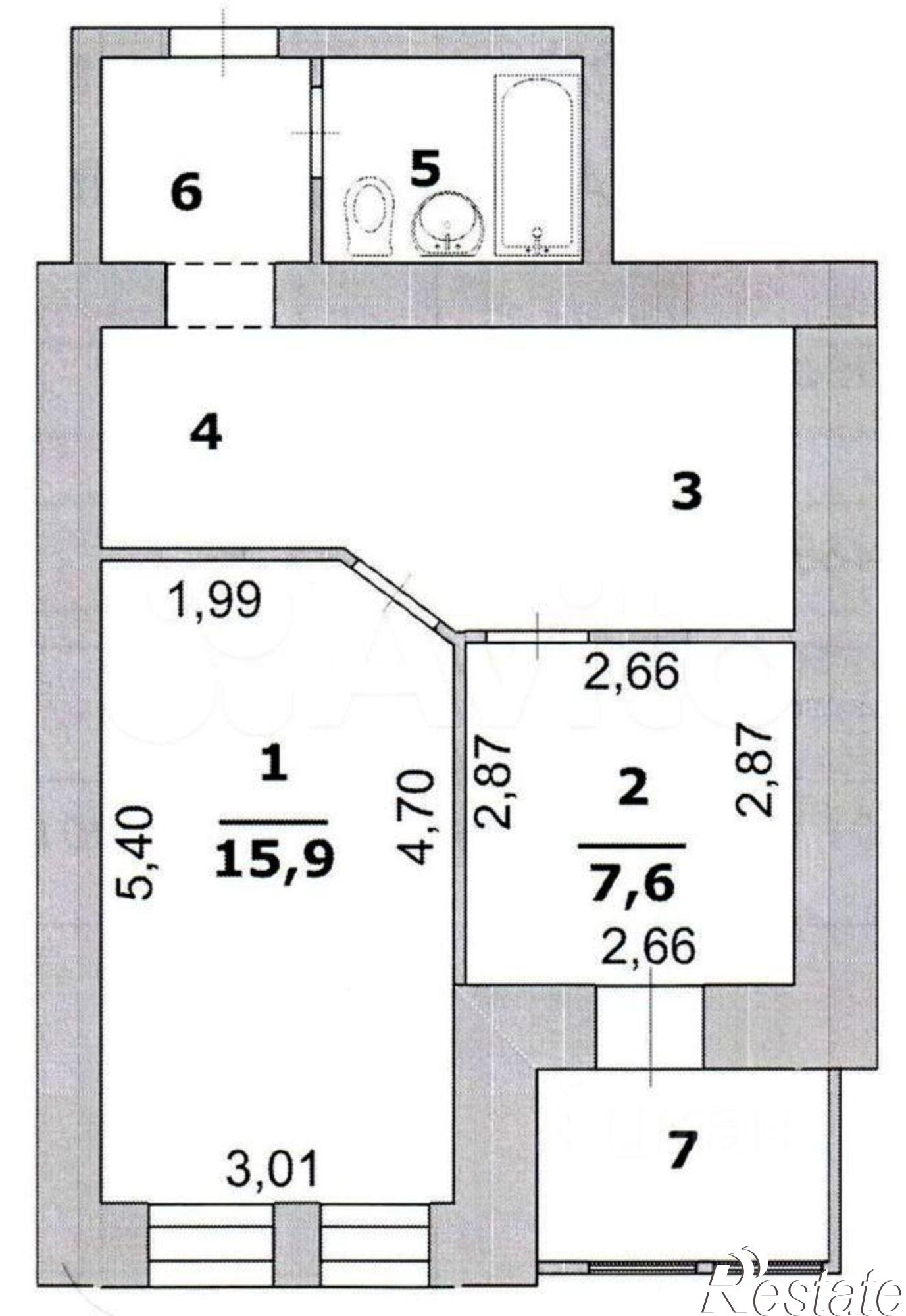 Купить квартиру за 5 990 000 рублей на Преображенская улица, 78