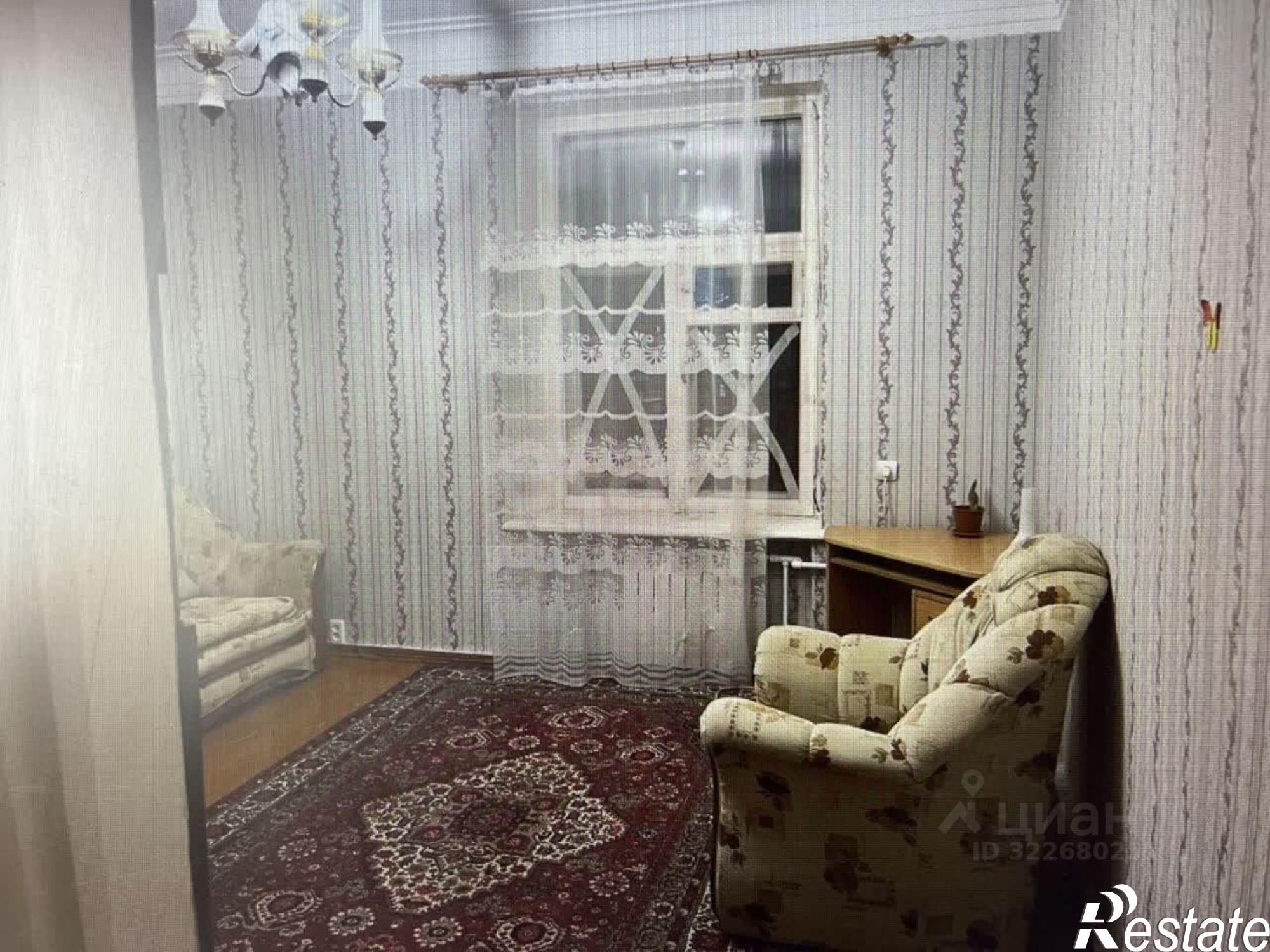 Купить квартиру за 4 500 000 рублей на 1-й Мичуринский переулок, 18