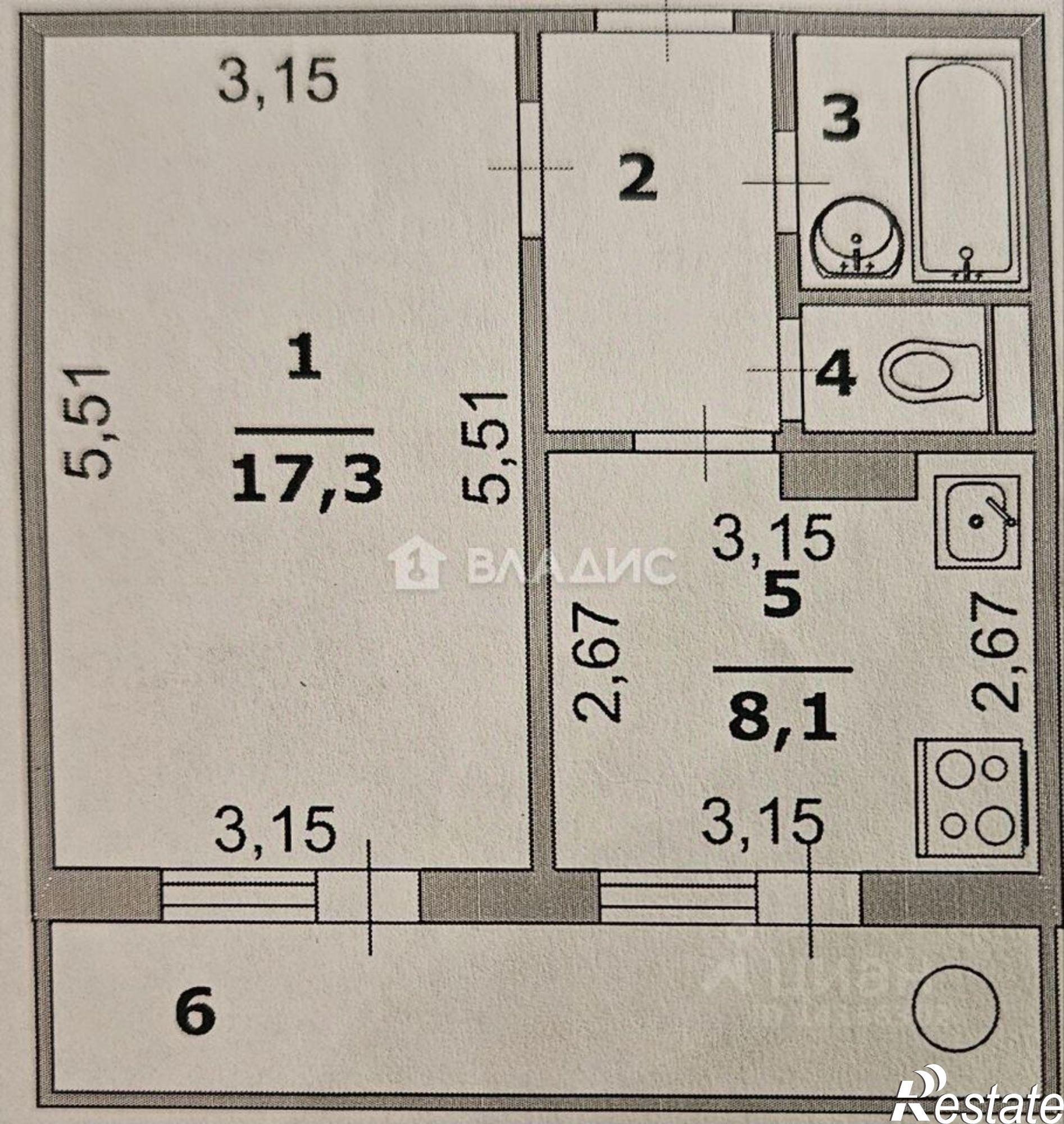 Купить квартиру за 3 890 000 рублей на бульвар Юности, 33