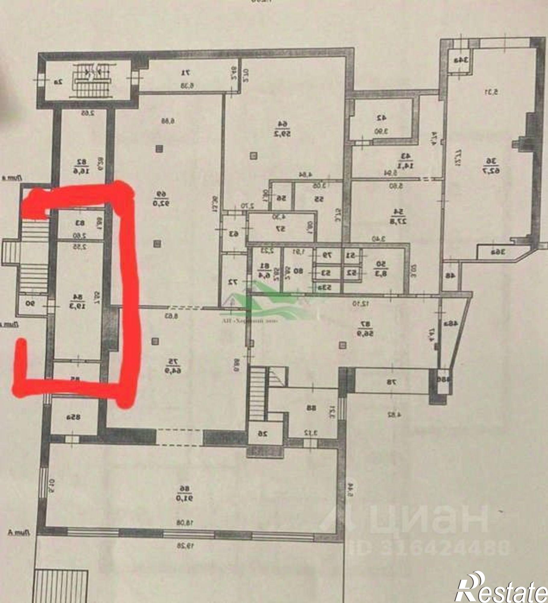 Купить помещение свободного назначения за 3 200 000 рублей на Преображенская улица, 76