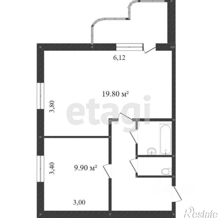 1-комн квартира