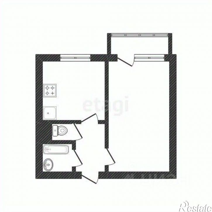 1-комн квартира улица Победы, 148,  д. 148