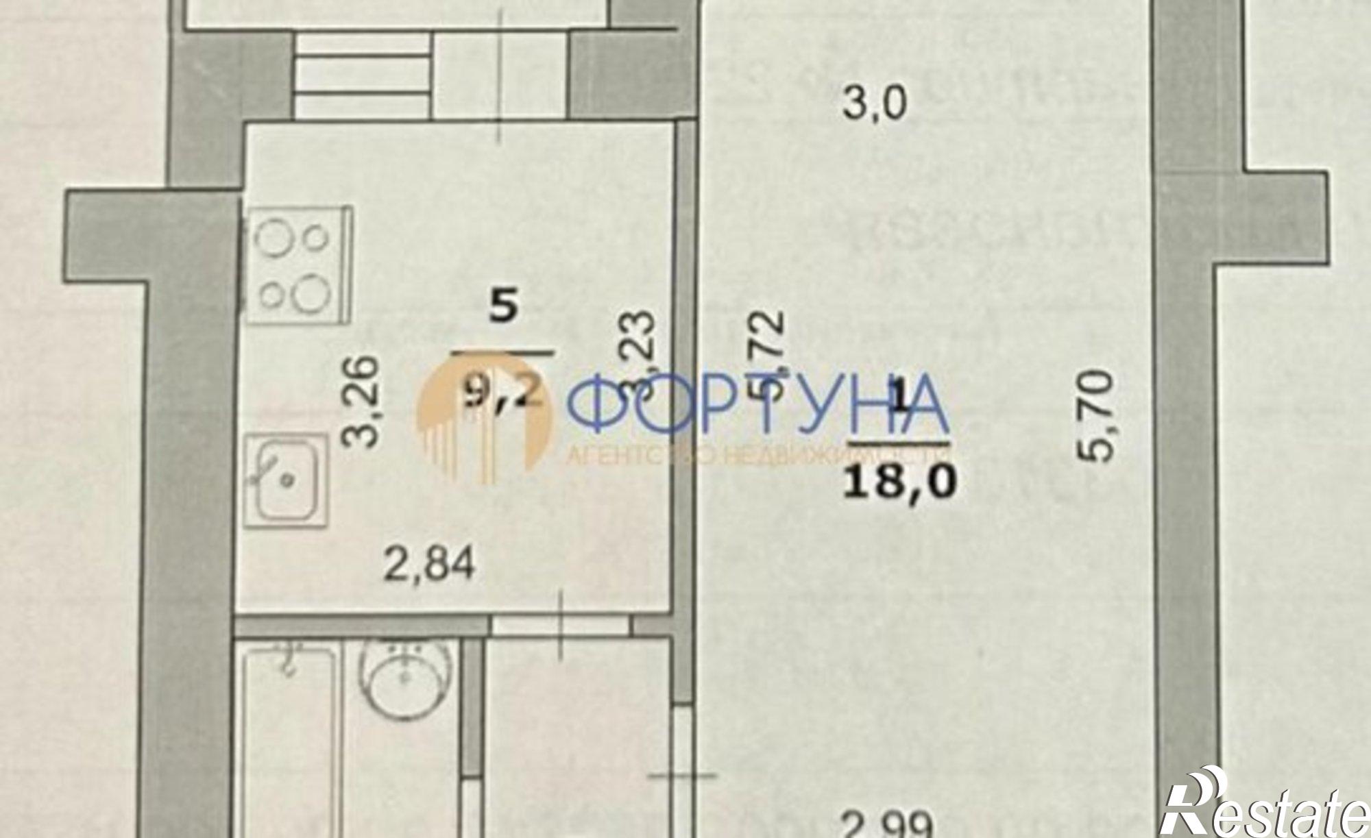 Купить квартиру за 4 450 000 рублей на Каштановая улица, 2