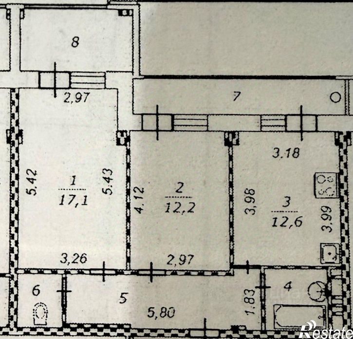 2-комн квартира проспект Славы, 45А,  д. 45А