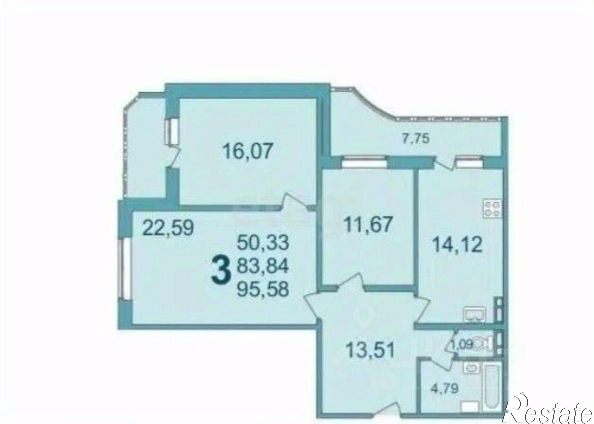 Купить квартиру за 12 500 000 рублей на улица Макаренко, 22