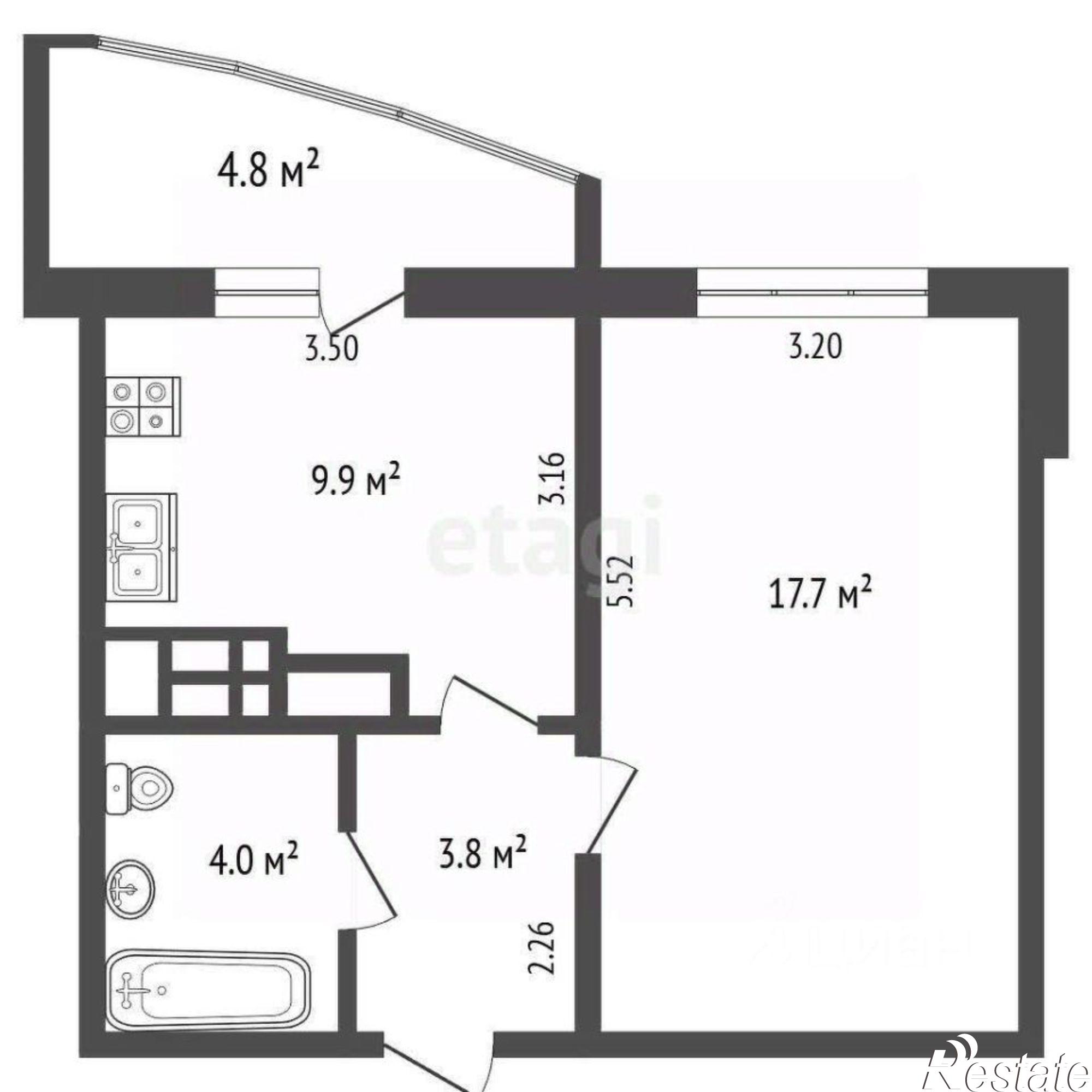 Купить квартиру за 4 600 000 рублей на ул Газовиков, 5