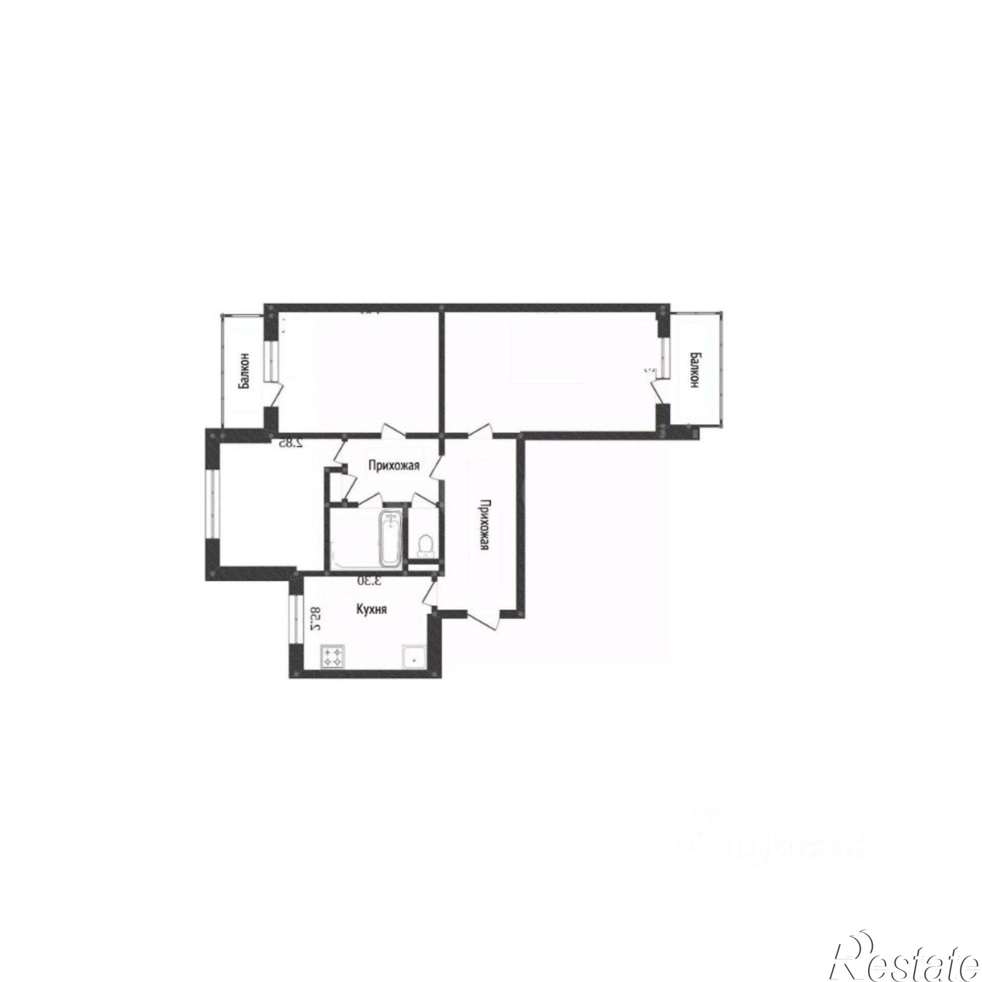 Купить квартиру за 6 500 000 рублей на улица Победы, 69