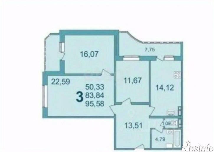 3-комн квартира улица Макаренко, 22,  д. 22