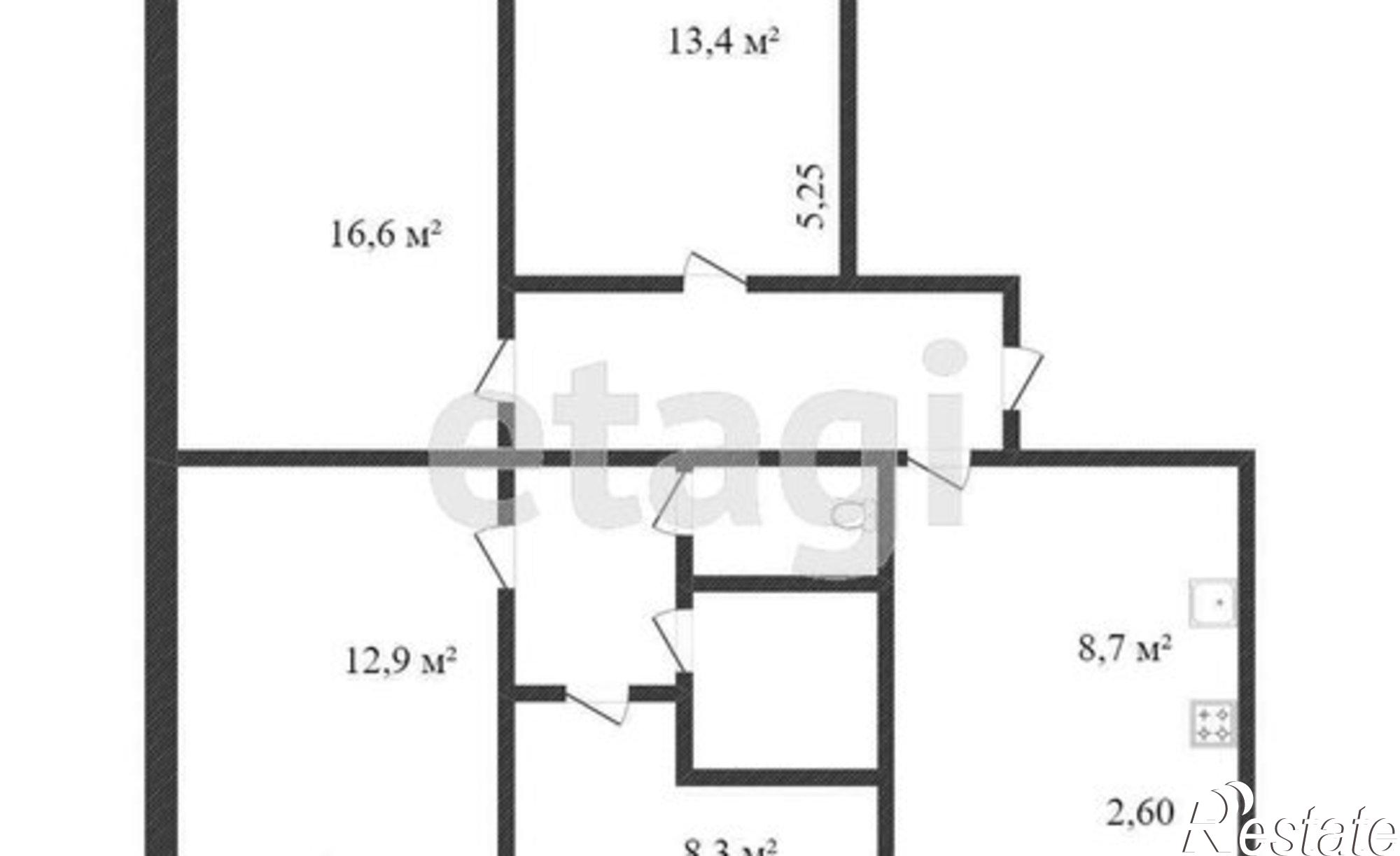 Купить квартиру за 4 600 000 рублей на улица Чапаева, 32
