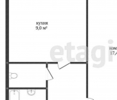 1-комн, 35кв м, этаж 6/10 ул Буденного, 14