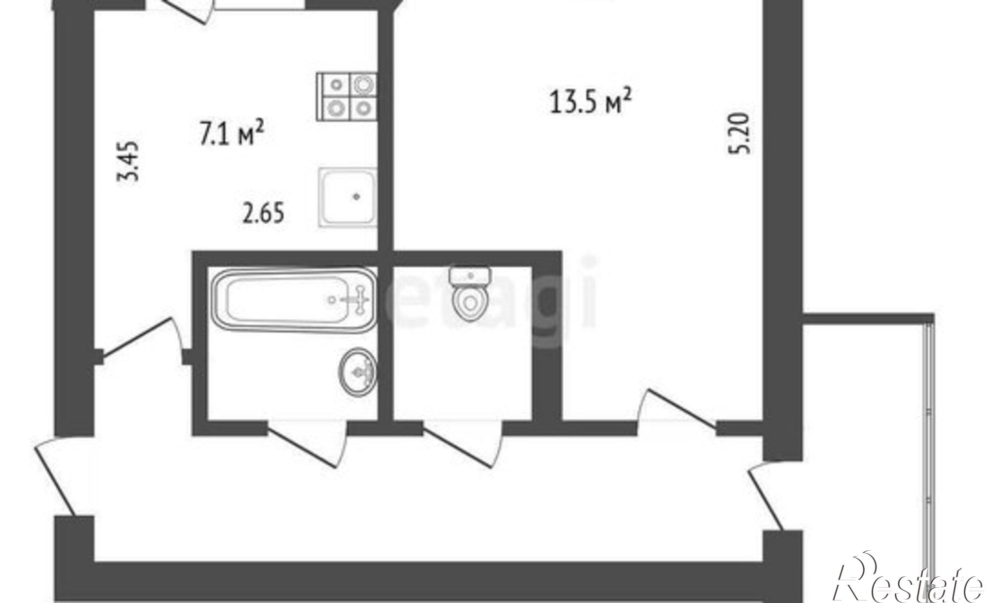 Купить квартиру за 3 700 000 рублей на улица Николая Чумичова, 70