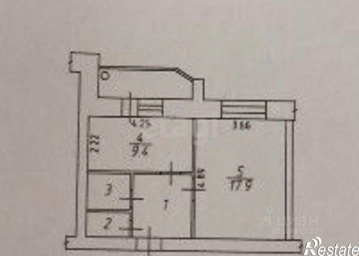 1-комн квартира улица Дзержинского, 10,  д. 10