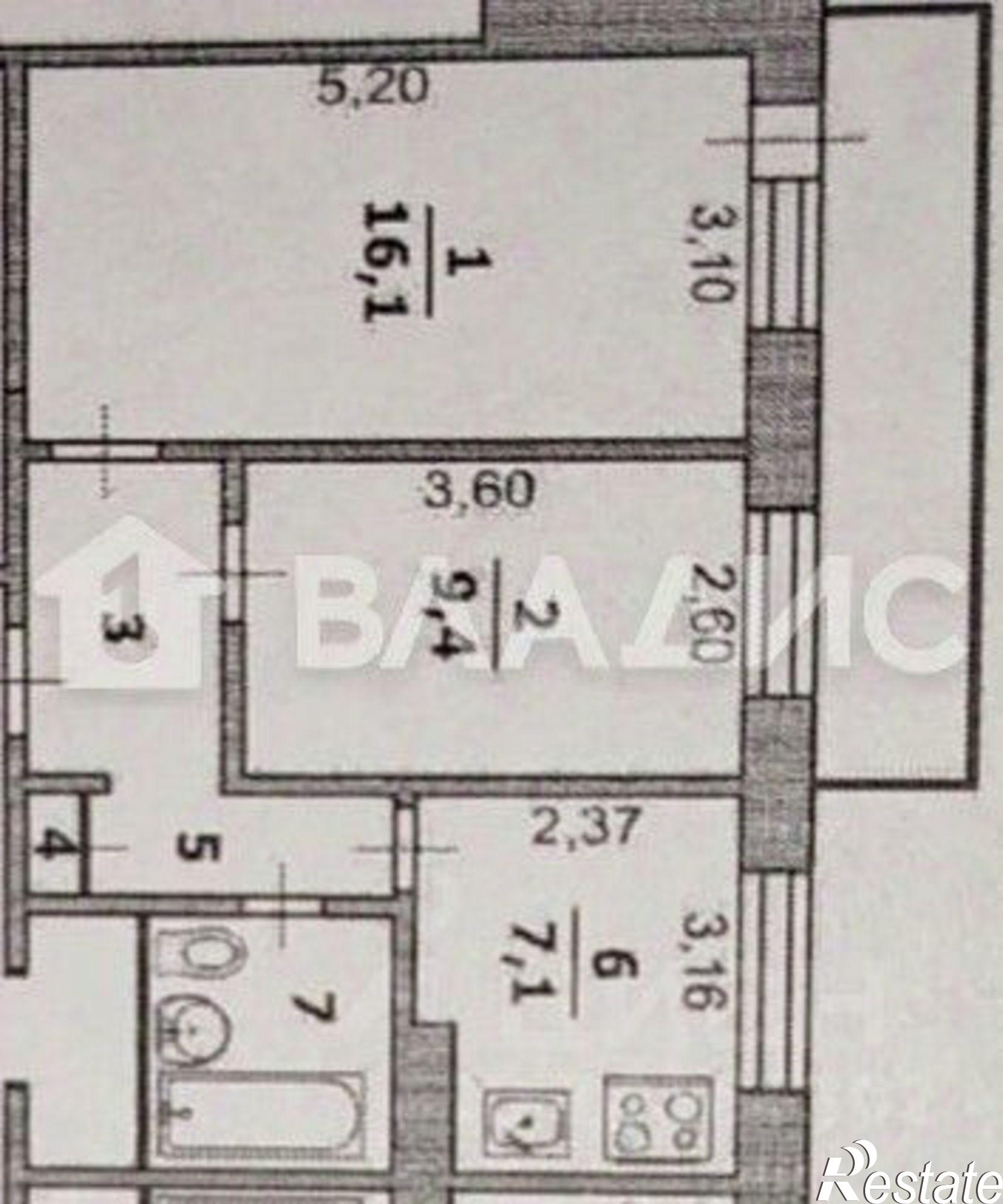 Купить квартиру за 5 000 000 рублей на улица Губкина, 17