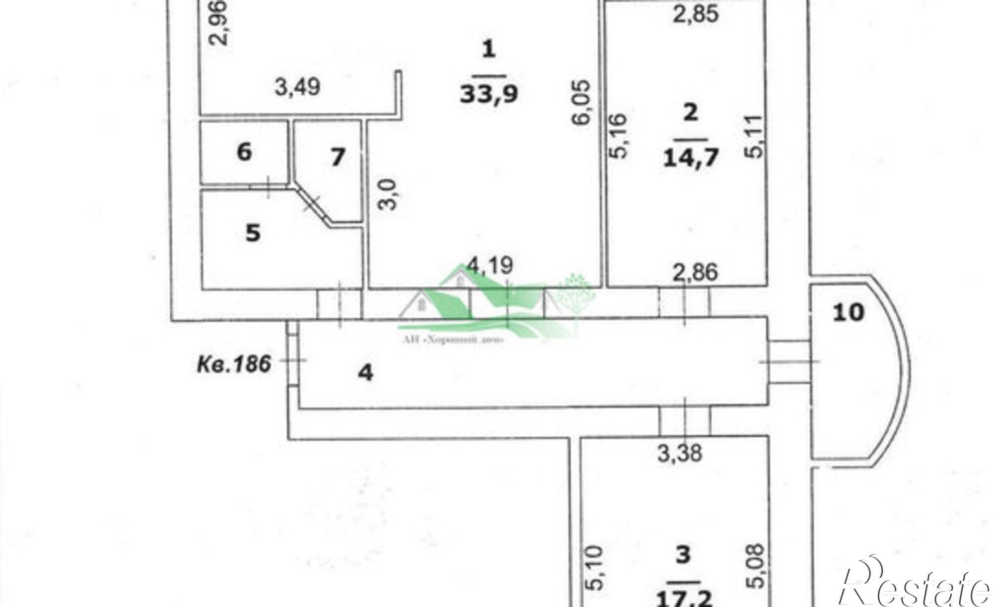 Купить квартиру за 11 500 000 рублей на Нагорная улица, 2