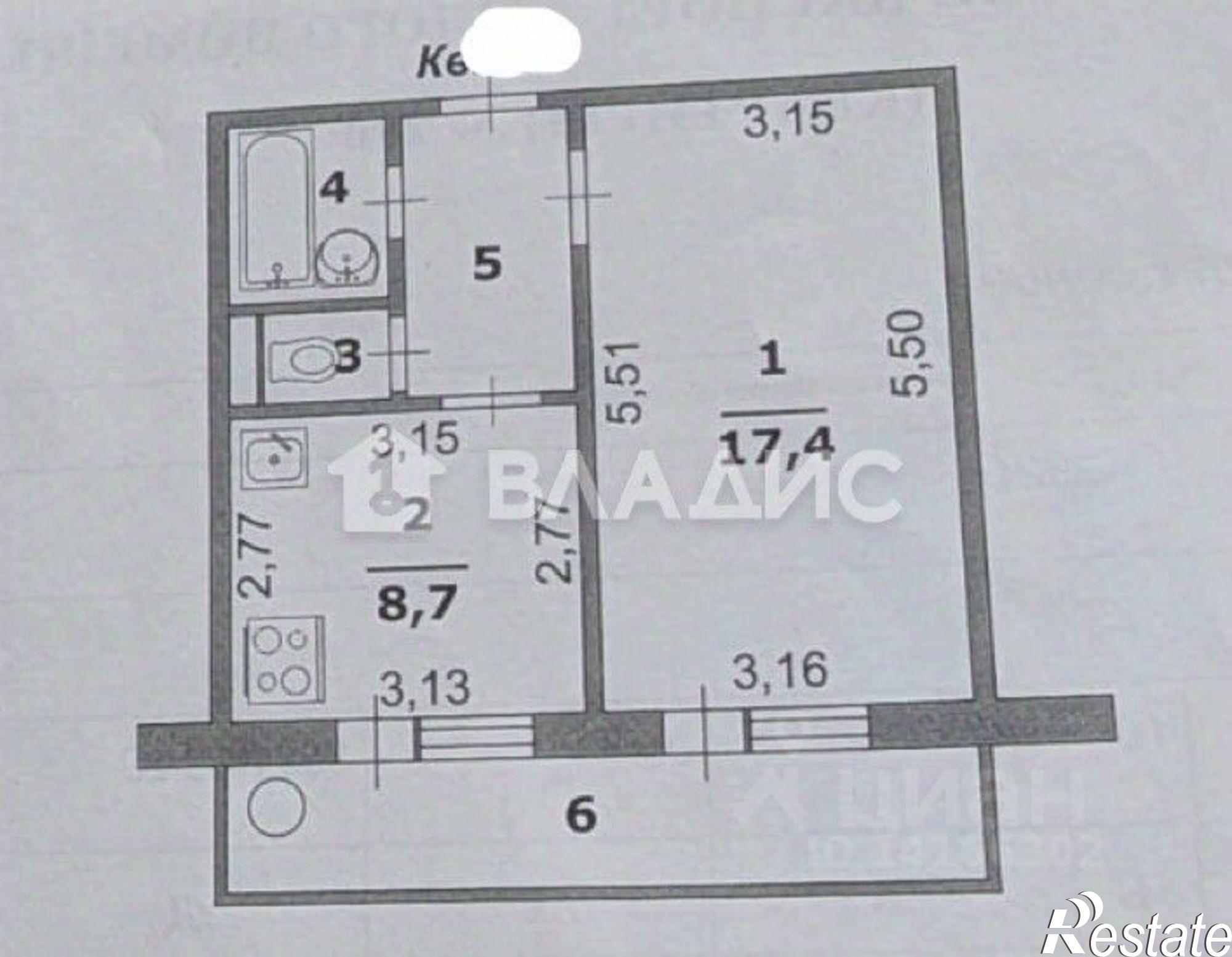 Купить квартиру за 4 200 000 рублей на ул Есенина, 44