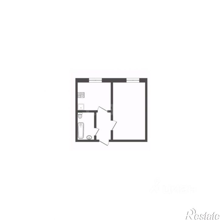 1-комн квартира Донецкая улица, 83Д,  д. 83Д