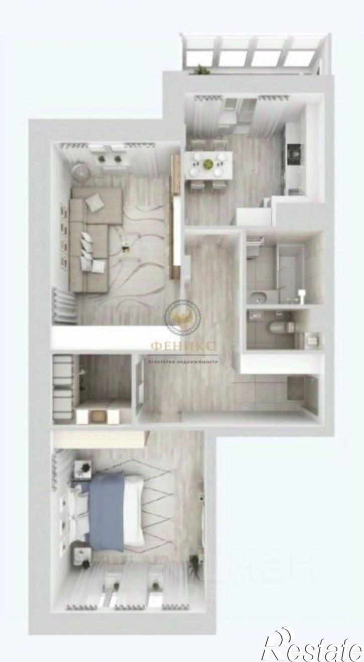 2-комн квартира ул Квасова, 35,  д. 35