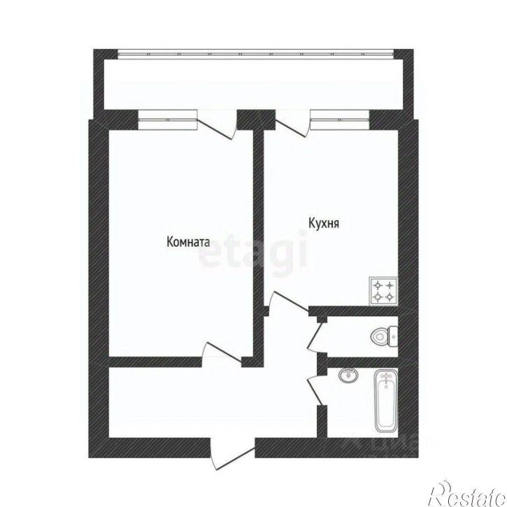 1-комн квартира проспект Богдана Хмельницкого, 62А к2,  д. 62А к2