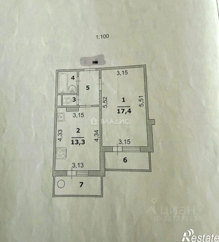 1-комн квартира б-р Юности, 45,  д. 45