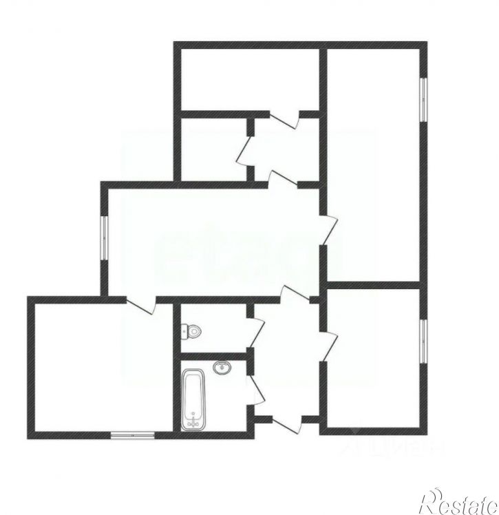 4-комн квартира ул Губкина, 24 3,  д. 24 3,  к. 3