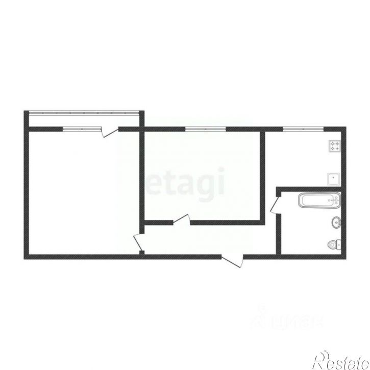 2-комн квартира ул Каштановая, 10,  д. 10