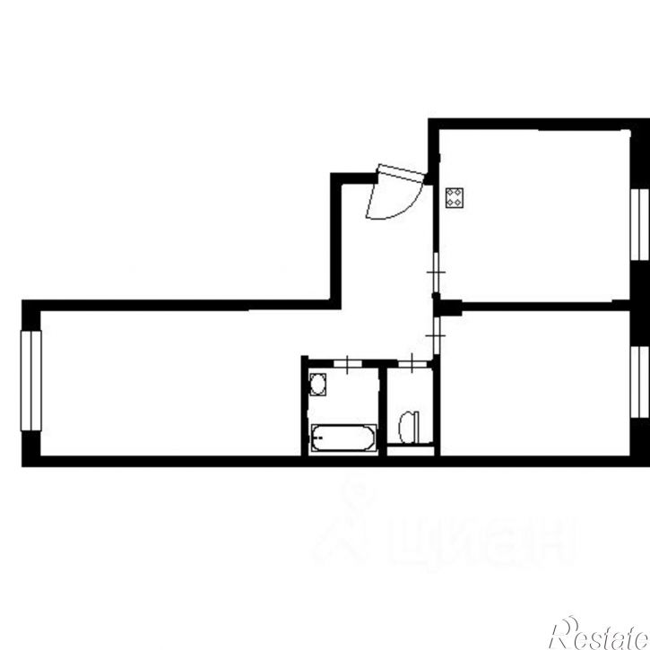 2-комн квартира ул 5 Августа, 18,  д. 18