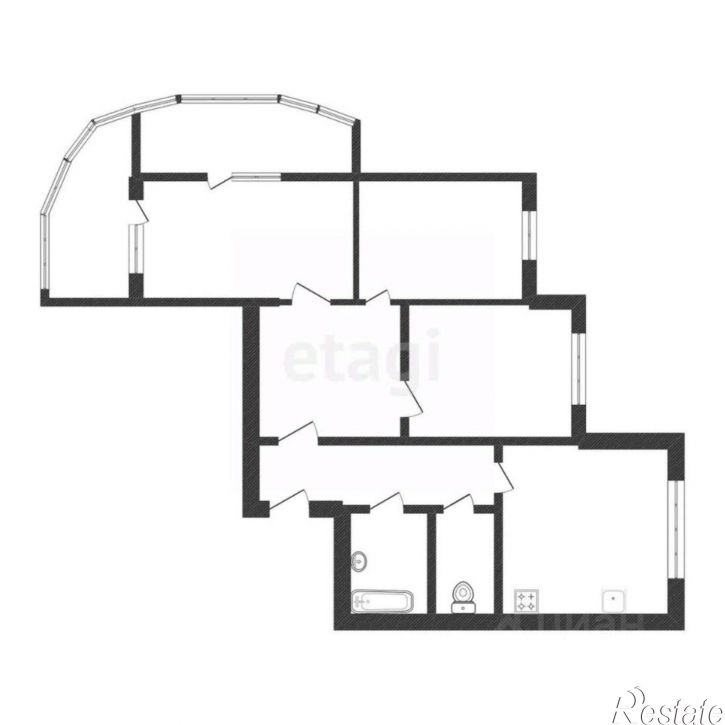 3-комн квартира ул Газовиков, 9,  д. 9