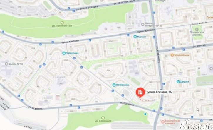2-комн квартира ул Есенина, 36,  д. 36