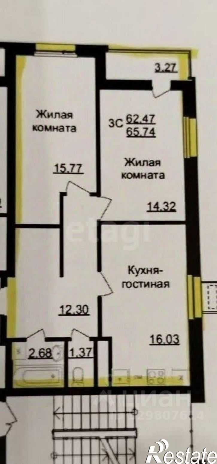 2-комн квартира ул Попова, 35д,  д. 35д