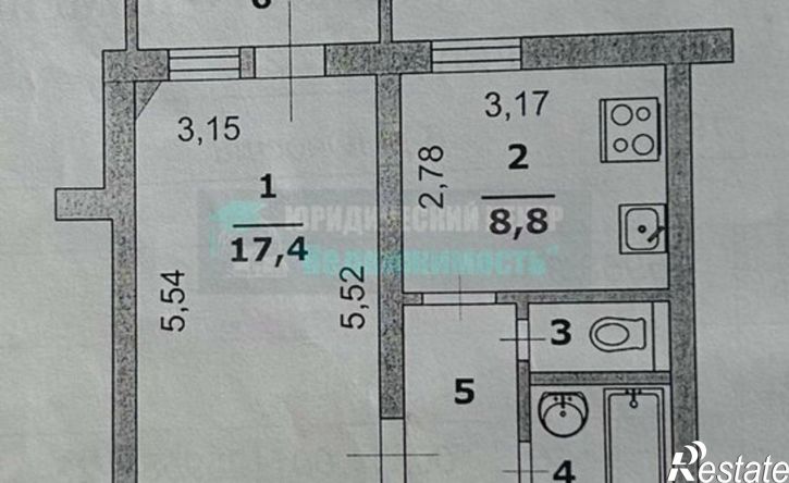 1-комн квартира бульвар Юности, 19,  д. 19