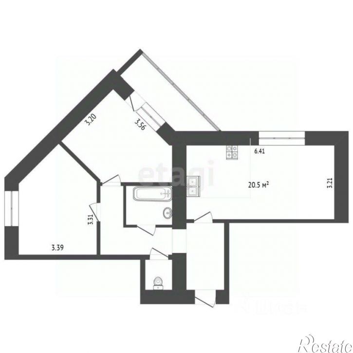 3-комн квартира бульвар Юности, 45 к1,  д. 45 к1