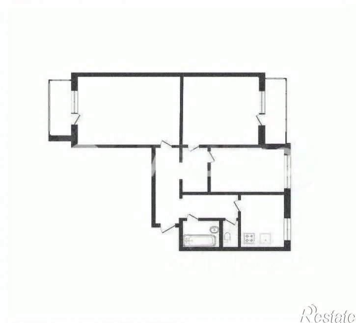 3-комн квартира улица Щорса, 10,  д. 10