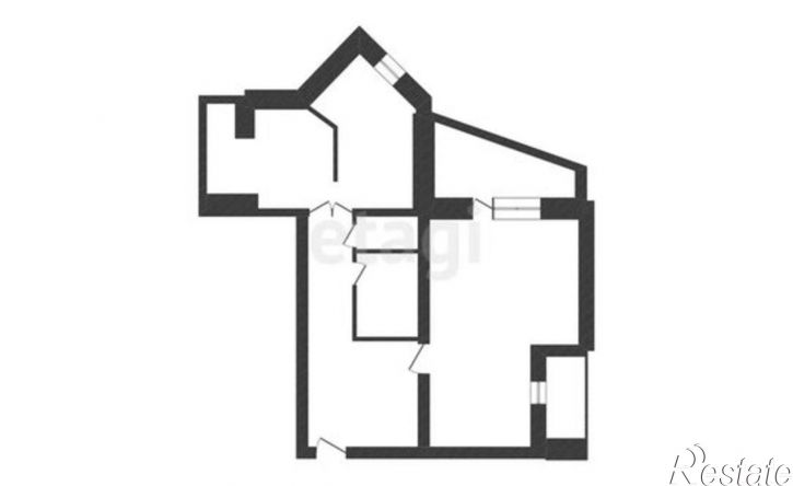 3-комн квартира улица Губкина, 16В,  д. 16В