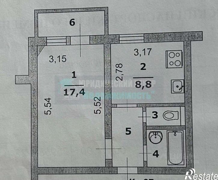 1-комн квартира бульвар Юности, 19,  д. 19