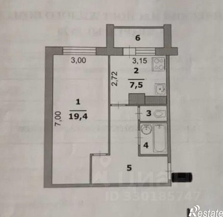 1-комн квартира ул Почтовая, 62г,  д. 62г