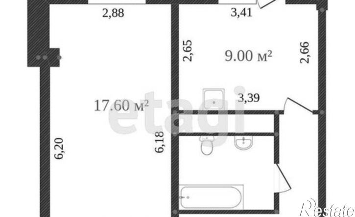 1-комн квартира улица 5 Августа, 37,  д. 37