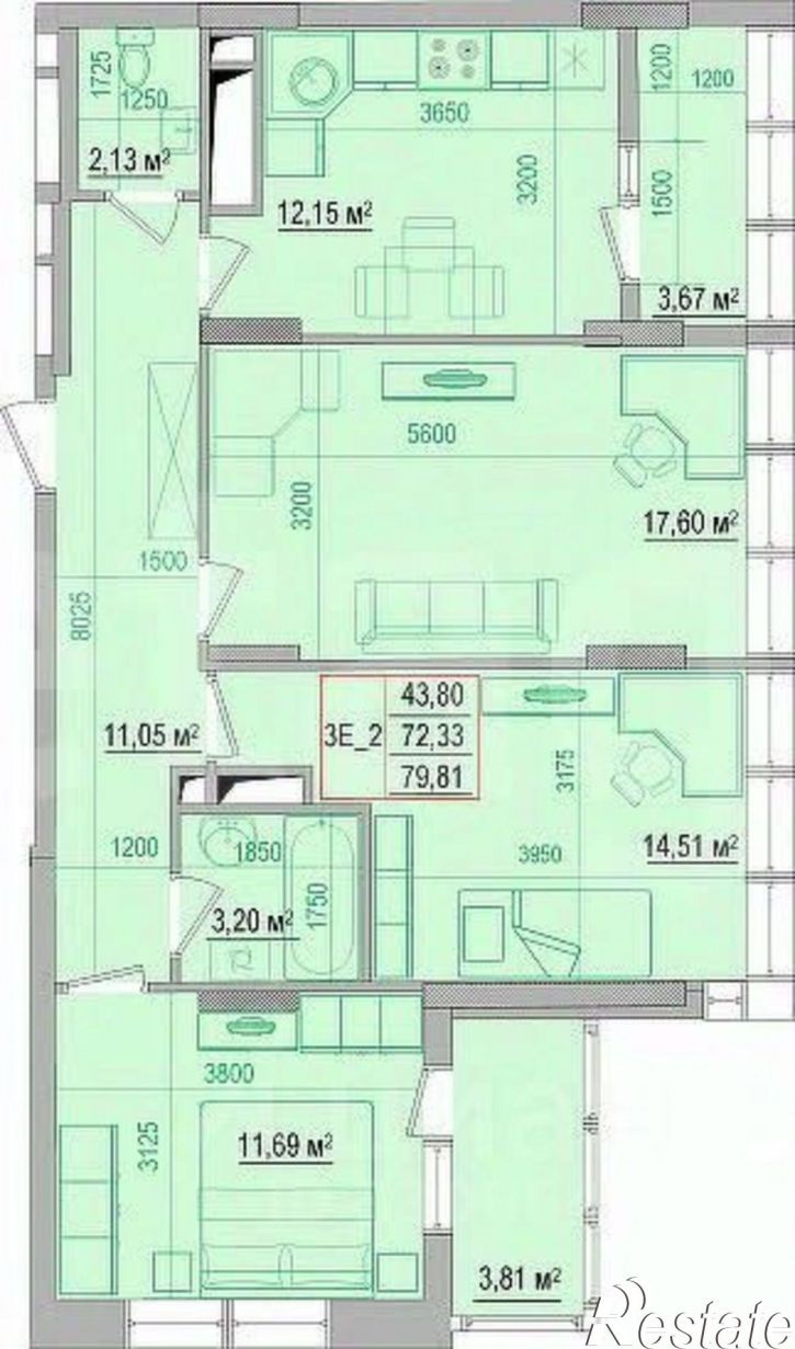 3-комн квартира улица Щорса, 37В,  д. 37В