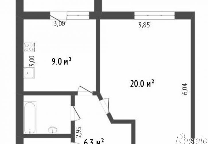 1-комн квартира улица Макаренко, 38,  д. 38