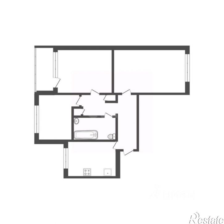 3-комн квартира Народный бульвар, 107,  д. 107
