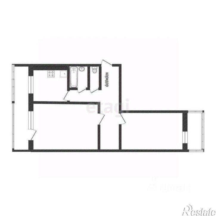2-комн квартира пр-кт Б.Хмельницкого, 62а,  д. 62а
